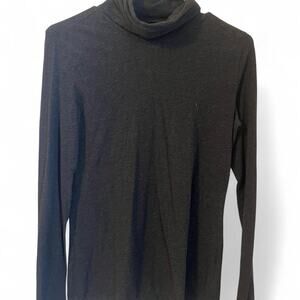 Heather grey eddie bauer turtleneck